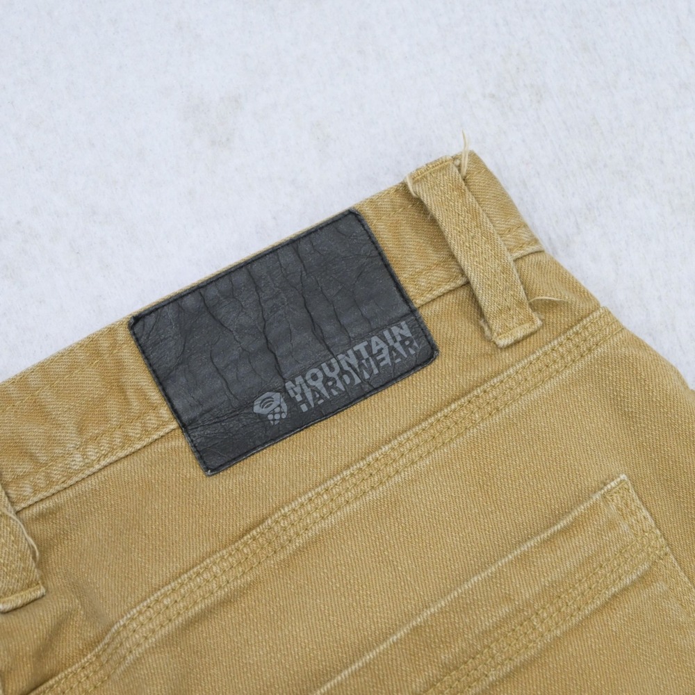 Mountain Hardwear Canvas Utility Pants Mens 32x32 Tan Brown Zipper Pocket